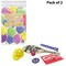 Balloon Party Loot Bag | Easy open 6 x 10 inch | Party Supplies | Raheev®